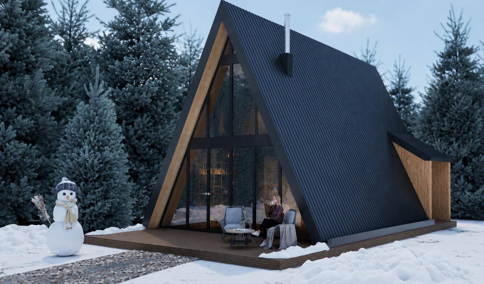 3D render enterijera stana Bihać